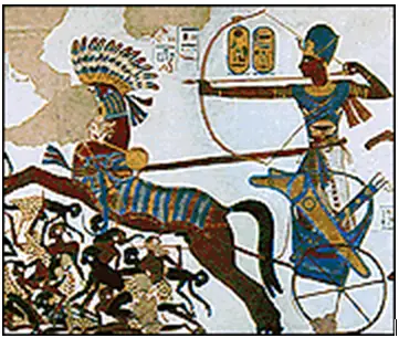 Ramses attacking the Nubians