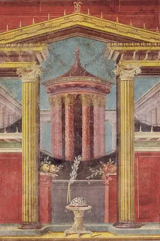 Roman fresco from Museum Art