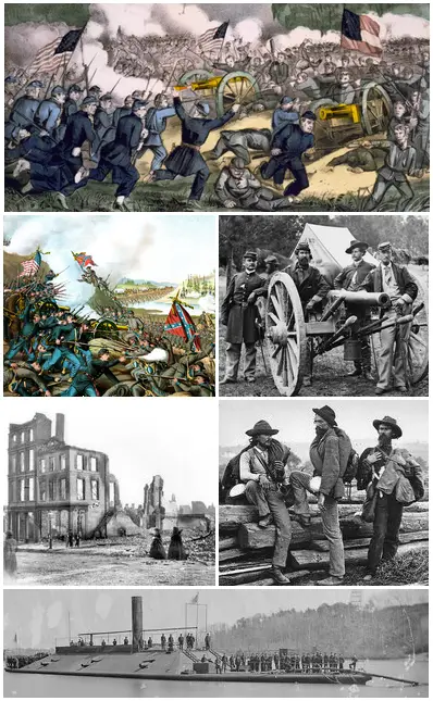 History of American Civil War for Kids